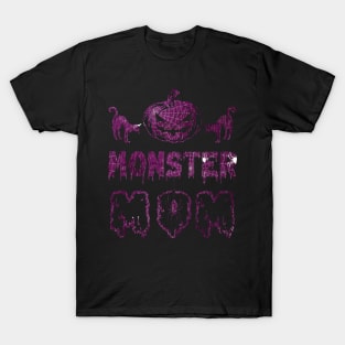 Purple Monster Mom T-Shirt